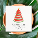 Buscar árbol navidad verde y rojo servilletas General y unisex