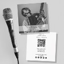 Buscar cantantes tarjetas de visita Código qr