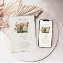 Buscar verde y beige invitaciones Prometida