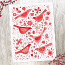 Buscar pájaro blanco postales Acuarela