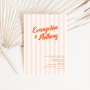 Buscar fondo rayado invitaciones Minimalista