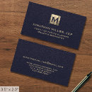Buscar azul y oro tarjetas de visita Moderno y elegante