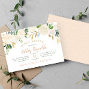 Buscar rosa y blanco invitaciones Prometida