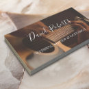 Buscar guitarrista tarjetas de visita Música