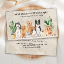 Buscar pet care tarjetas de visita Andador de perros