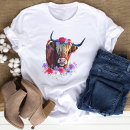 Buscar vaca camisetas Escocesa