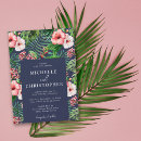 Buscar floral azul boda invitaciones Parejas