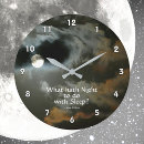 Buscar luna llena relojes de pared Gótico