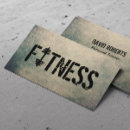 Buscar workout tarjetas de visita Fitness