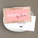 Buscar make up artist tarjetas de visita Moda