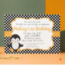 Buscar polkadot invitaciones Al pingüino