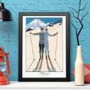 Buscar esquiadores arte Invierno