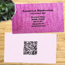 Buscar textura cuero de tarjetas de visita Rosa