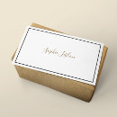 Buscar curva tarjetas de visita Elegante