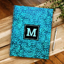 Buscar hojas azules libretas Monograma