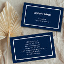 Buscar navy blue tarjetas de visita Pequeña empresa
