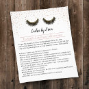 Buscar ojos flyers Salón de belleza