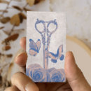 Buscar mariposas y flores tarjetas de visita Vintage