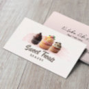 Buscar dulces tarjetas de visita Panadería