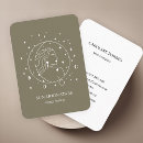 Buscar sol y luna tarjetas de visita Negocio