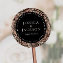 Buscar tarjetas negras redondas pegatinas Elegante