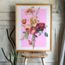 Buscar estampado de flores elegante posters Para ella