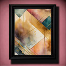 Buscar pintura abstracta geométrica posters Gris