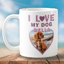 Buscar amo a mi mascota tazas Corazón