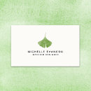 Buscar ginkgo tarjetas de visita Elegante