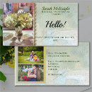 Buscar flores la primavera de tarjetas de visita General y unisex