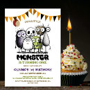 Buscar pequeño monstruo invitaciones Halloween