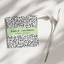 Buscar leopard print tarjetas de visita Huella animal