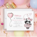 Buscar panda linda invitaciones Para niños