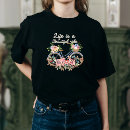 Buscar bicicleta con las flores camisetas Cesta de flores