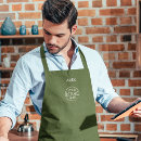 Buscar verde oliva delantales General y unisex