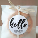 Buscar saludo pegatinas Blanco y negro