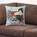 Buscar chica de geisha cojines Oriental