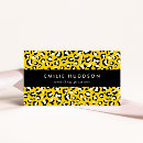 Buscar puntos del leopardo tarjetas de visita Huella animal