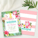 Buscar pink flamingo invitaciones Floral