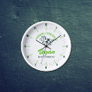 Buscar veganos relojes de pared Verde