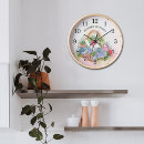 Buscar la florida relojes de pared Acuarela
