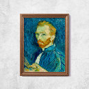 Buscar autorretrato de vincent van gogh posters Azul