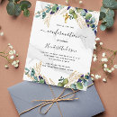 Buscar mármol blanco invitaciones Recepción