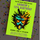 Buscar del fiesta de paintball invitaciones Salpicaduras
