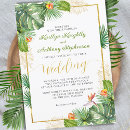 Buscar romance tropical invitaciones Elegante