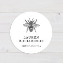 Buscar abeja del vintage pegatinas Reina