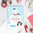 Buscar muñecos de nieve invitaciones Para niños