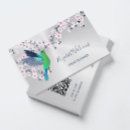 Buscar hummingbird tarjetas de visita Elegante