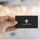 Buscar flor lis de tarjetas de visita Símbolo