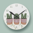 Buscar monogrammed relojes de pared Para ella